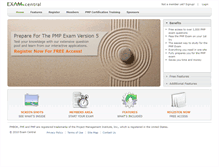 Tablet Screenshot of examcentral.net